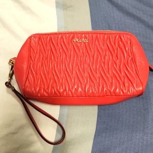 Coach Madison Twisted Pleat Wristlet